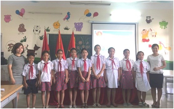 Trường Tiểu học Thanh Am tổ chức đại hội Liên đội năm học 2017 - 2018